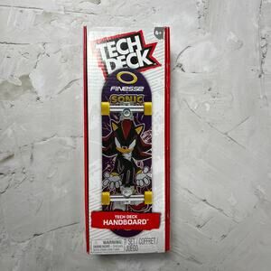 FINESSE x Tech Deck Handboard Hand Board SHADOW Sonic The Hedgehog